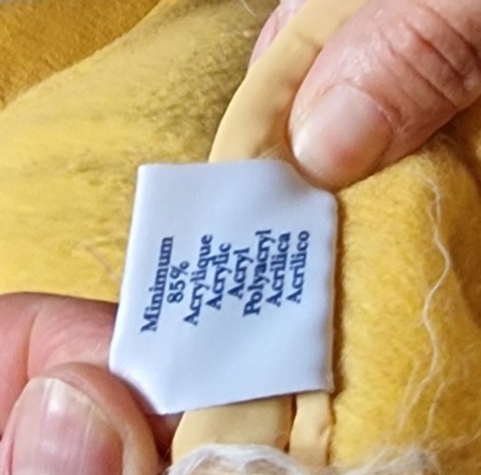 Couverture moutarde COURTELLE Lit 140 - photo numéro 6