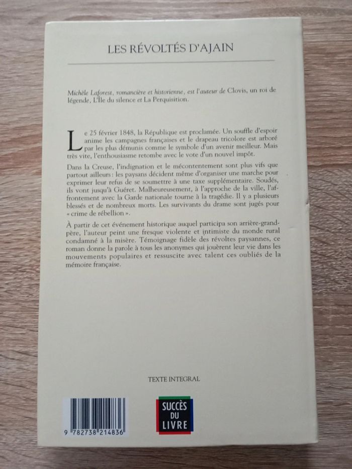 Michèle Laforest 🪅 Les révoltés d'Ajain - photo numéro 2