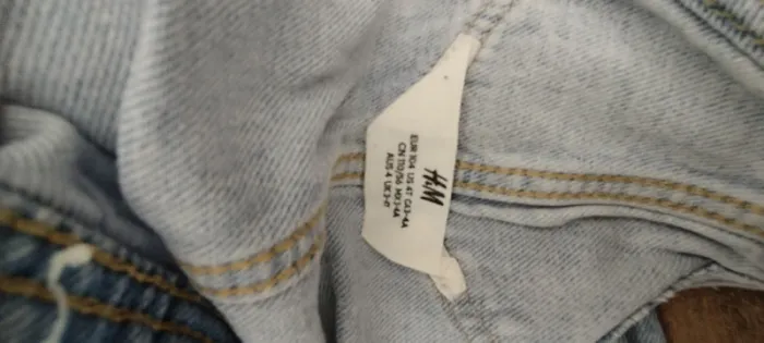 Salopette en jeans fille H&m - photo numéro 3
