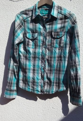 Chemise à carreaux femme