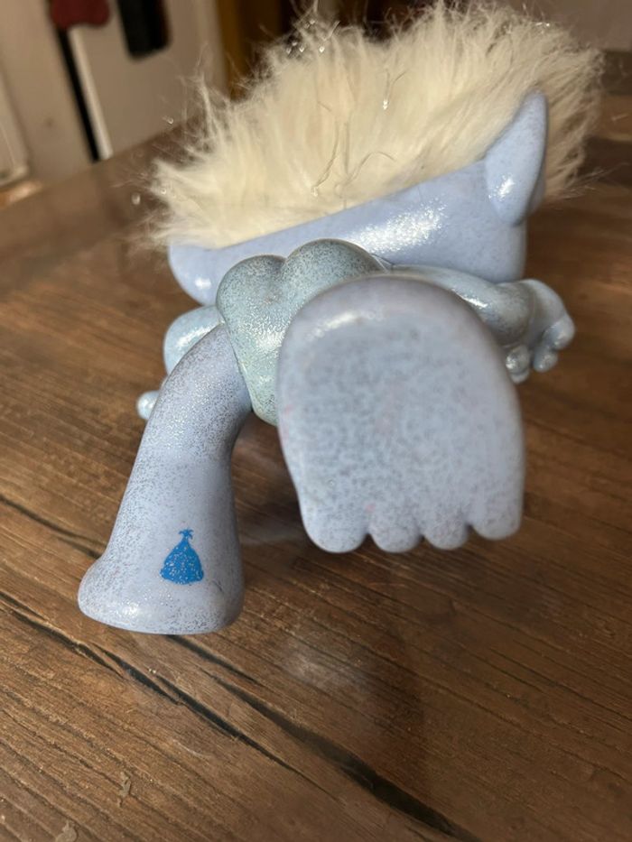Figurine poupée - Hasbro 2015 - les trolls 2015 Hasbro Dreamworks bleu diamant paillettes oll - photo numéro 6