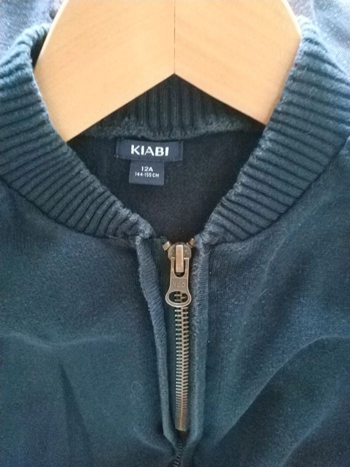 Gilet bleu marine Kiabi 12 ans - photo numéro 3
