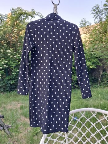 Robe longue noire à pois blancs - Primark - 10/11 ans (146 cm)