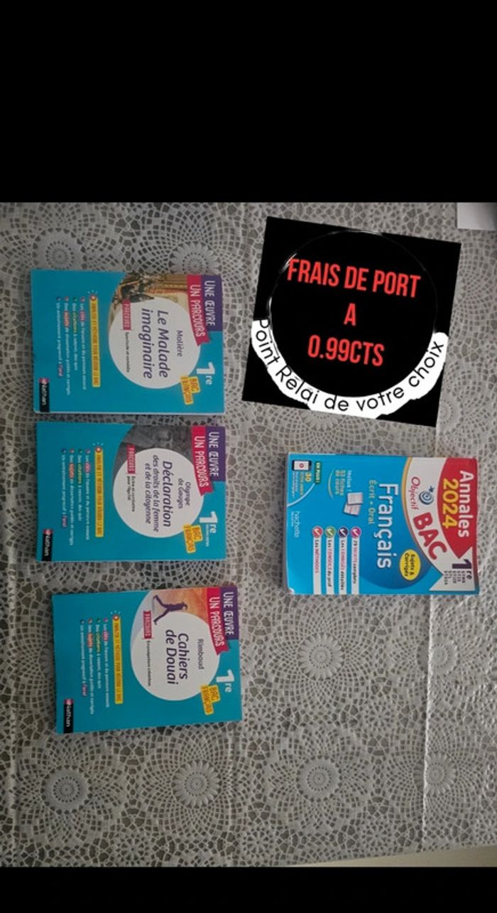 Annales français 2024 + 3 œuvres un parcours