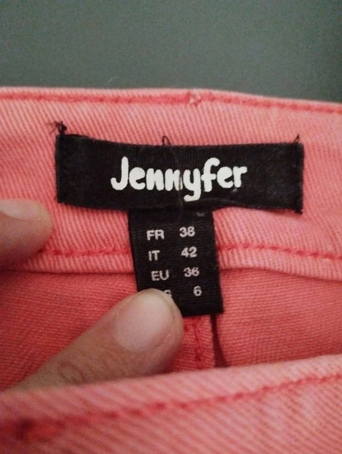 🌸Minishort Jeans rose Jennyfer Taille 38🌸 - photo numéro 4