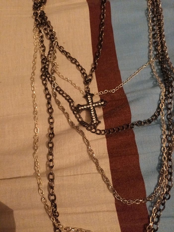 Long collier multirang - photo numéro 2
