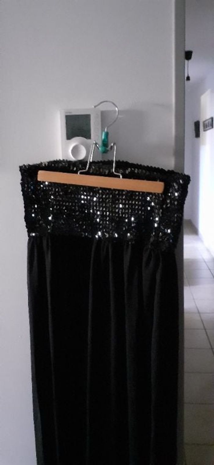 Robe bustier à sequin
