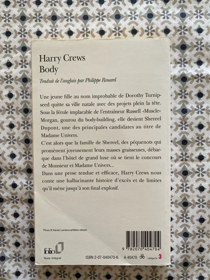 Body de Harry Crews - photo numéro 2