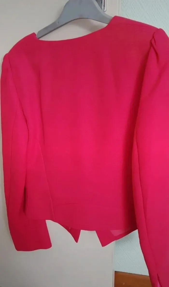 Blazer rose framboise - photo numéro 3