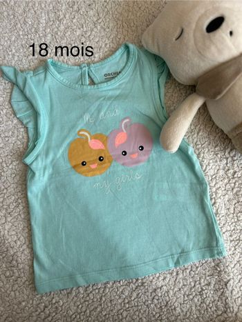 T shirt fille 18 mois