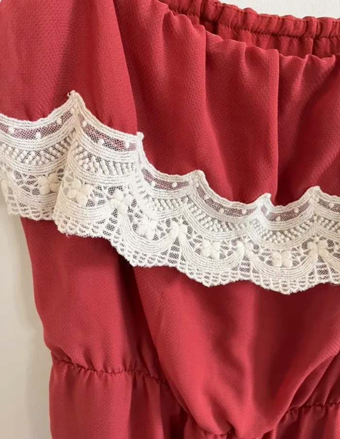 Robe été naf naf dentelle sexy - photo numéro 3