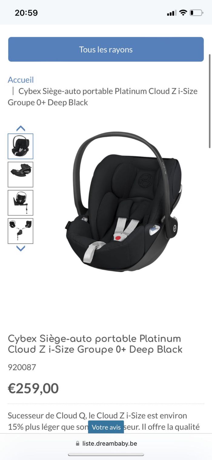 Poussette maxi cosy + maxi cosy - photo numéro 2