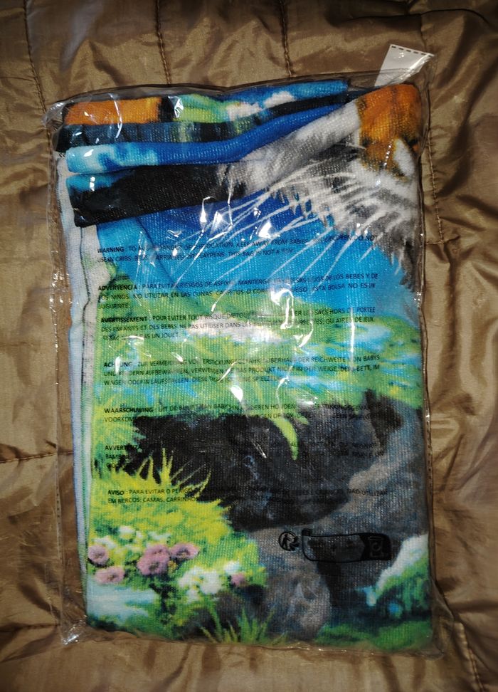 Serviette de plage tigre oeko tex - photo numéro 3