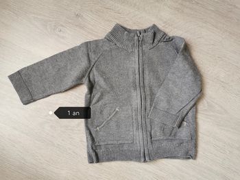 Gilet pull garçon 1 an - 12 mois