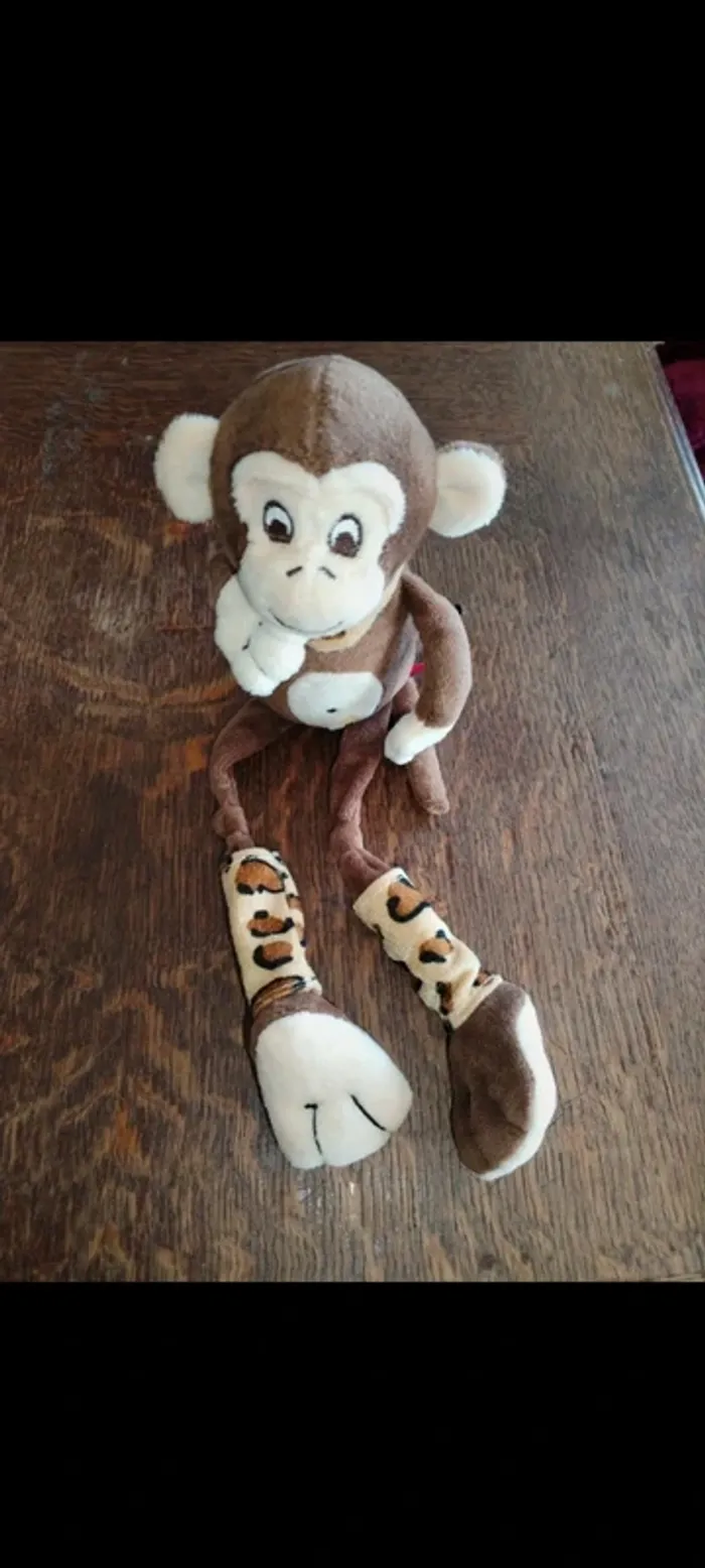 Peluche petit singe - photo numéro 2