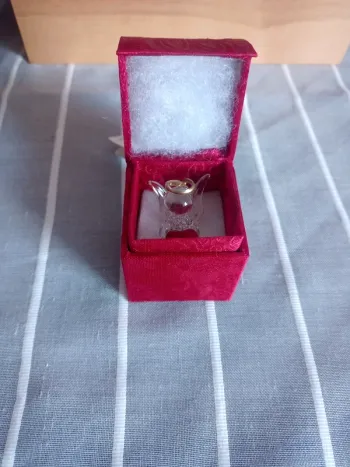Magnifique figurine en verre ange gardien