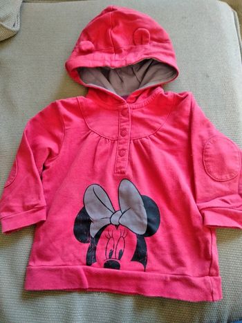 Sweat a capuche Minnie 18 mois
