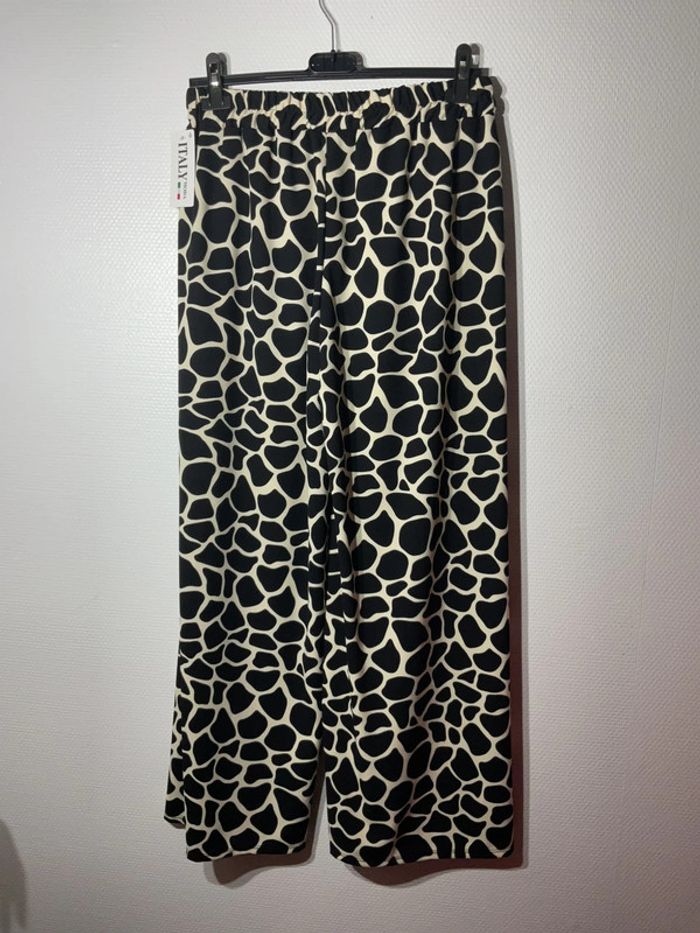 Pantalon palazzo femme taille unique (36-42)- just me- neuf avec étiquette - photo numéro 3