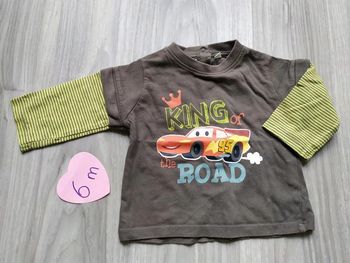 t-shirt cars ML 6 mois