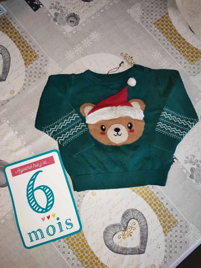Pull nounours noël - photo numéro 2