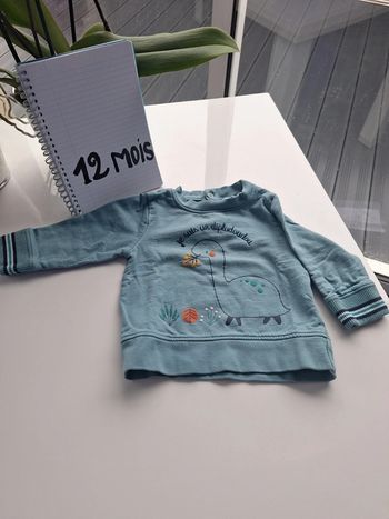 Pull 12 mois Mots d'enfants