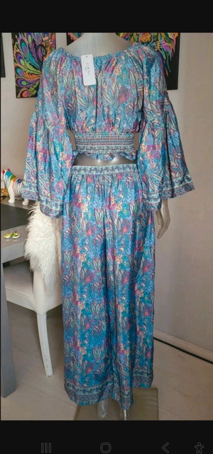 Ensemble soyeux coloré Yu & me Paris. M38/L40. Neuf 🥰