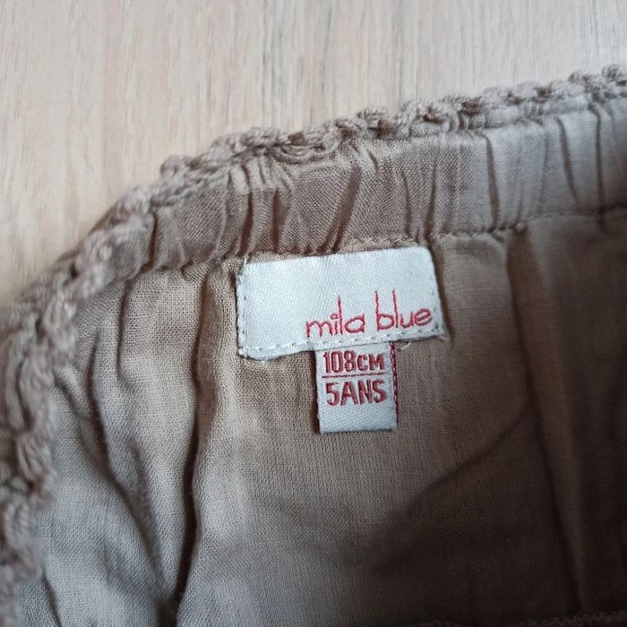 Jupe taupe Mila blue 5 ans fermeture éclair - photo numéro 2