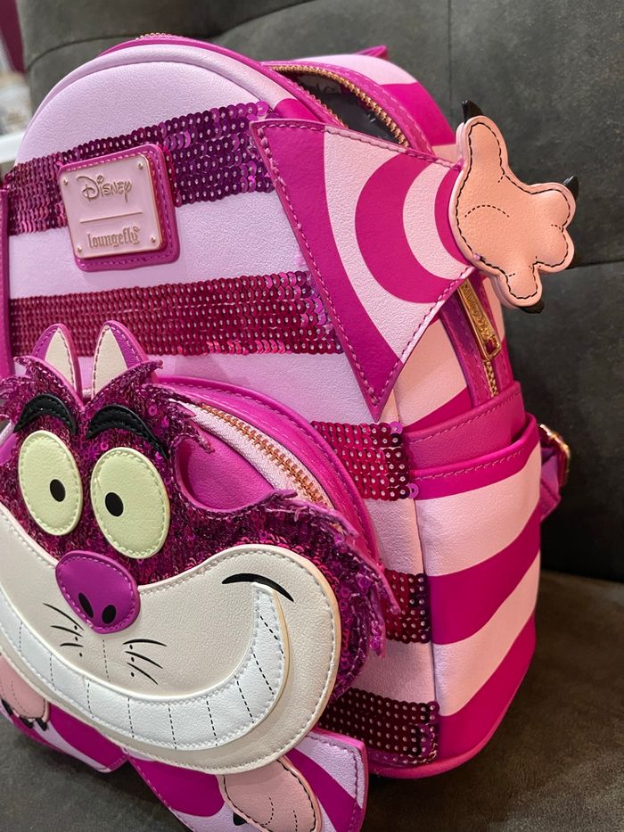 DISNEY - Cheshire Cat  sequins - Cosplay Mini Sac à Dos LoungeFly - photo numéro 6