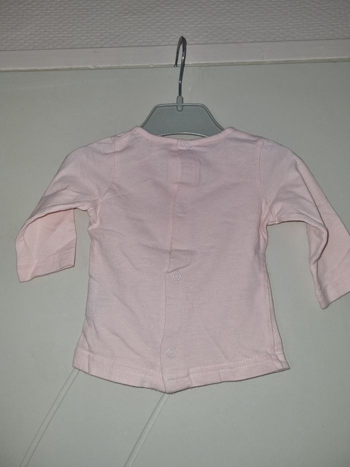 T-shirt manches longues 6 mois La Halle - photo numéro 2