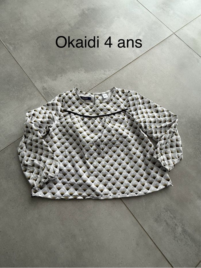 Blouse okaidi 4 ans