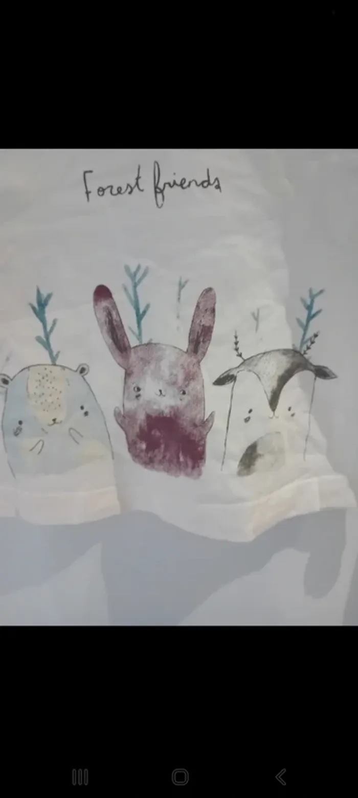 Lot de petits tee-shirts manches longues aux animaux et gilet léger à capuche en maille douce - photo numéro 12
