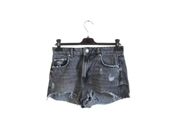 C58 short jeans gris Zara 38