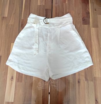 Short lin blanc Mango 34 xs 