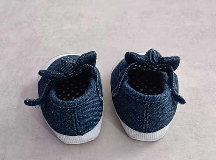 Chaussures bébé fille jeans - 18 - photo numéro 4