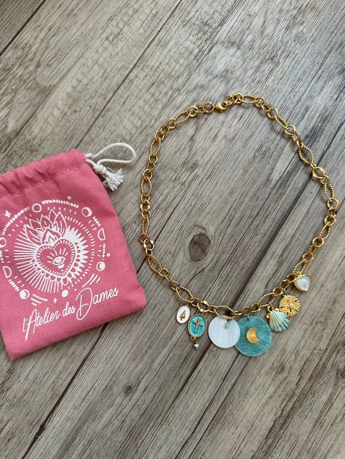 Collier l’atelier des dames breloques 45 cm - photo numéro 2