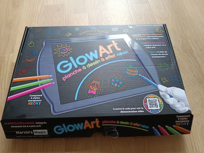 Tablette a dessin effet neon - photo numéro 8