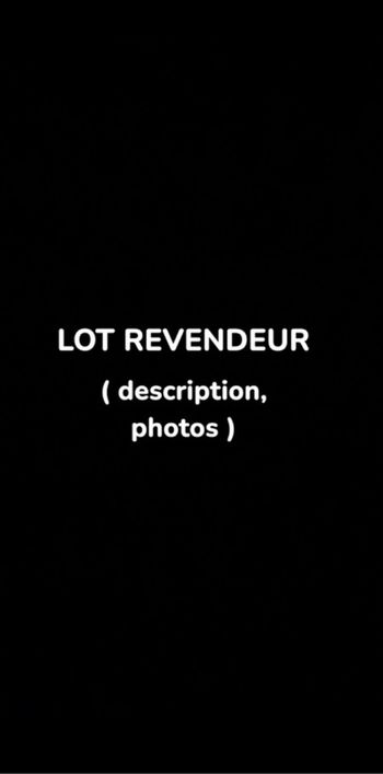 Lot revendeur