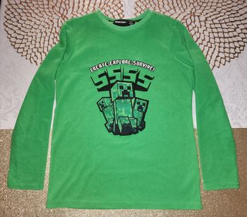 Pull pyjama Minecraft 11/12 ans