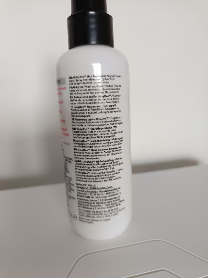 Soin capillaire cheveux secs et abîmés "Uniq One" parfum fleur de lotus Revlon Professionnel - photo numéro 3