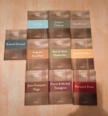 Lot 10 livres le meilleurs des chefs