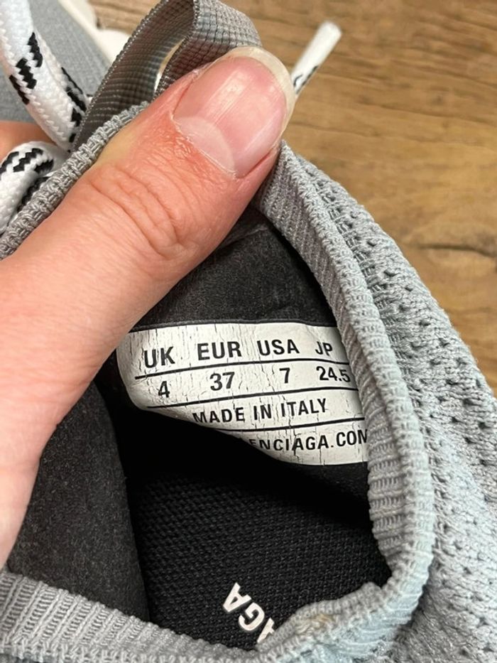 Balenciaga Speed Lace Up Trainer 'Grey' - photo numéro 6