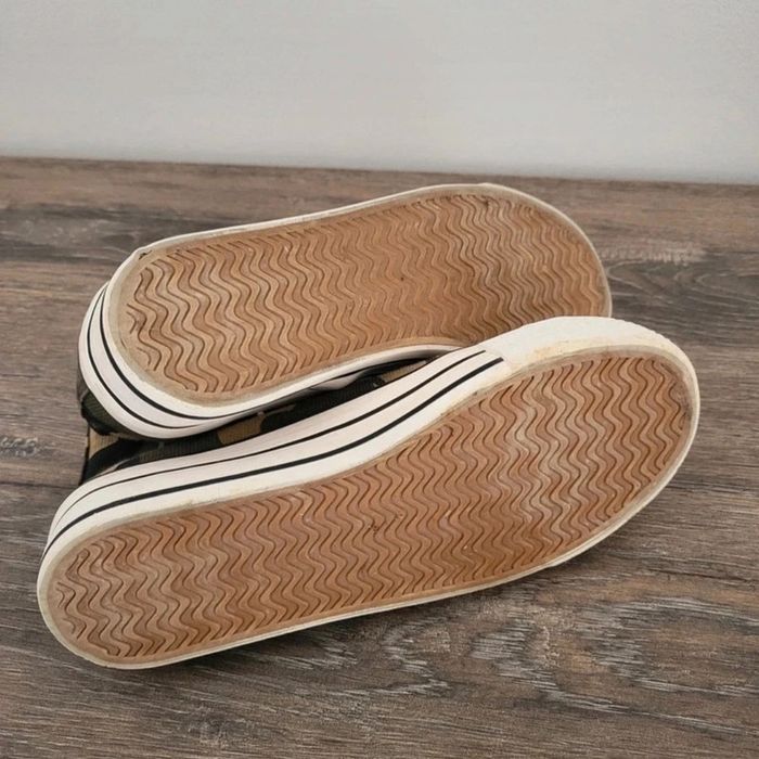 Baskets toile kaki militaire T 37 - photo numéro 5