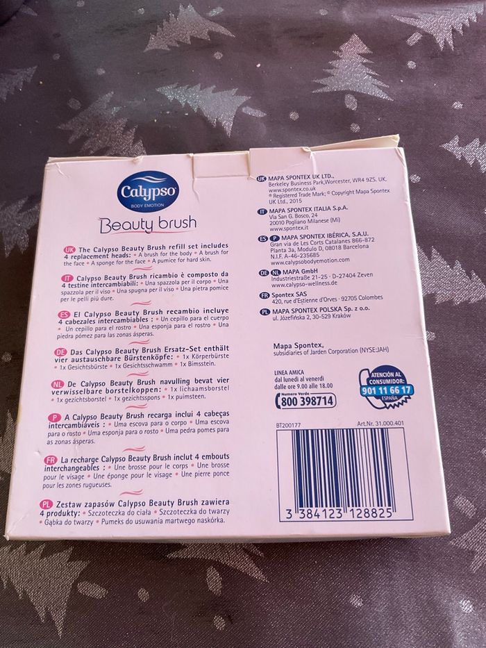 Recharge calypso, beauty brushing quatre embouts interchangeables neuves - photo numéro 2