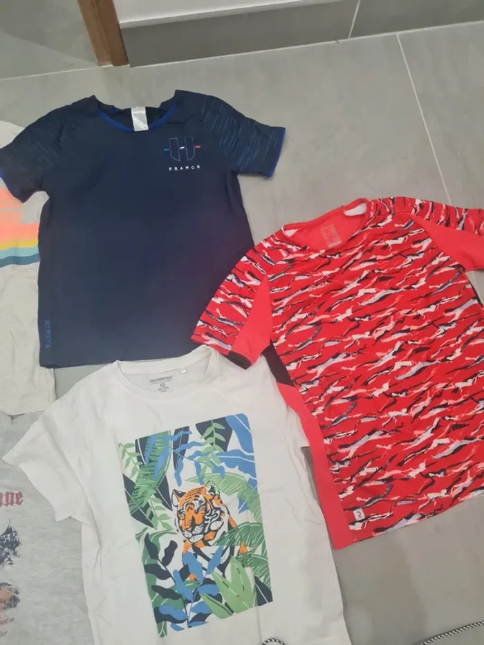 Lot tee shirt 10ans - photo numéro 4