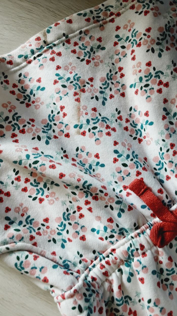 Vêtement fille robe à fleurs Okaïdi 3 ans - photo numéro 3