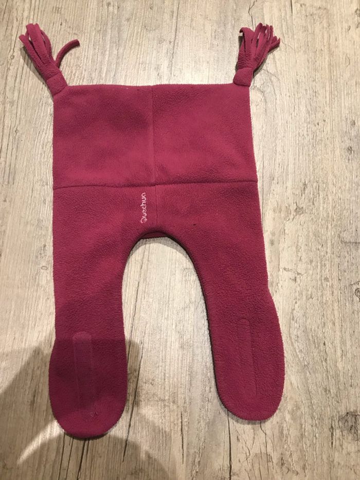 Bonnet cache oreille en polaire taille 6-12 mois - photo numéro 2