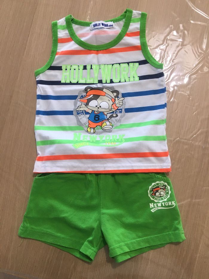 Ensemble d’été short teeshirt