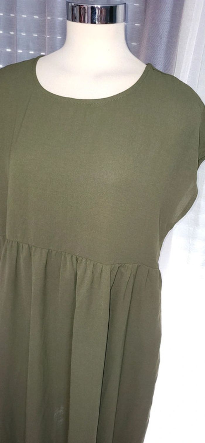 Robe légère longue kaki XL - photo numéro 3