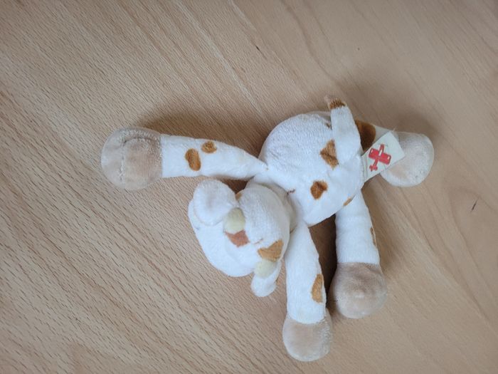 Peluche doudou vache