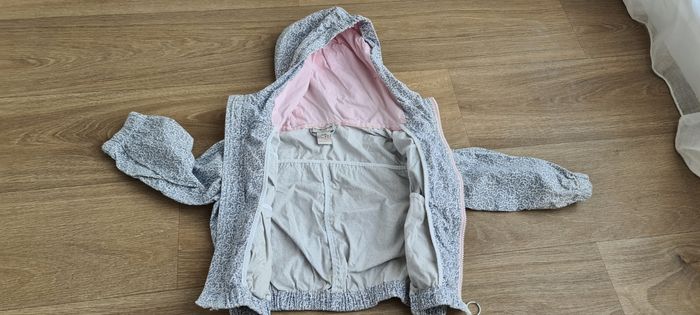 Adorable petite veste rose et bleu Cyrillus taille 3 ans - photo numéro 3